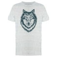 thumbnail image 1 of Wolf Ink Style Portrait T-Shirt Men -Image by Shutterstock, Male Small, 1 of 2
