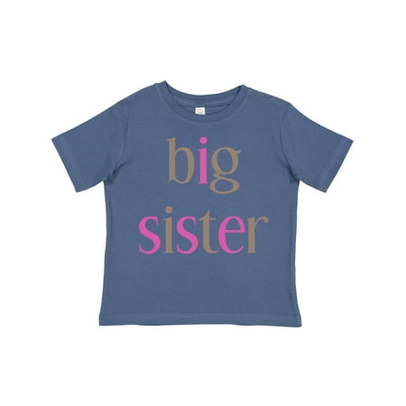 

Inktastic Big Sister Gift Toddler Toddler Girl T-Shirt