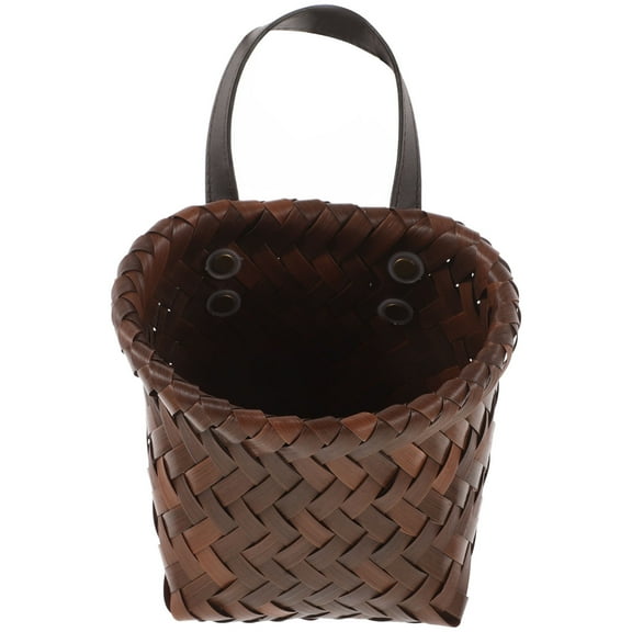 FRCOLOR Wall Hanging Storage Basket 22.00X15.00X13.00CM Light Brown