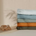 thumbnail image 4 of Gllquen Baby Muslin Swaddle Blankets 5-Pack, Neutral Burp Cloths Receiving Blanket Swaddling for Newborn Boys and Girls, Breathable and Skin-Friendly Swaddle Wrap for Infant Baby, Natural, 4 of 8