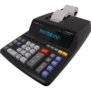 Sharp EL-2196BL 12-Digit Printing Calculator with 4-Key Memory, Heavy Duty, Item Count, Black, 1 Count