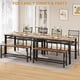 thumbnail image 5 of Juego de Mesa y 4 Sillas para Comedor con Estante de Almacenamiento, Set Completo para Comedor en Casa, 5 of 5