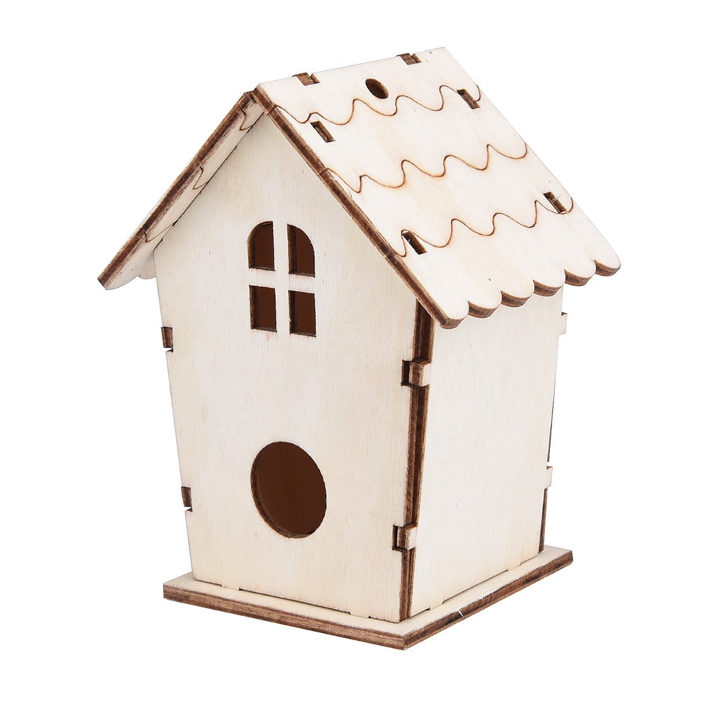 1PC DIY Nest Dox Nest House Bird House Bird House Bird Box Bird Box Wooden Box 