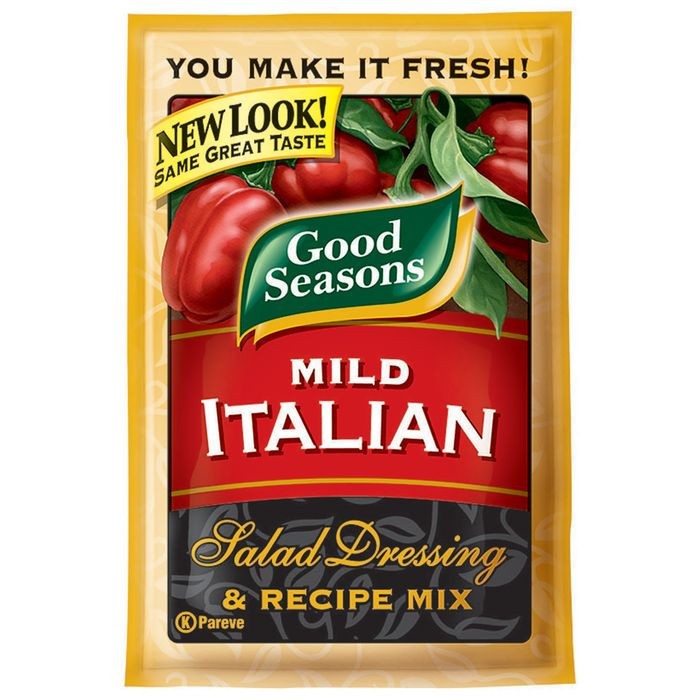 (2 Pack) Good Seasons Mild Italian Salad Dressing & Recipe Mix 1 oz