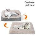 thumbnail image 3 of Taicans Plush Faux Fur Pet Bed for Dogs & Cats - Cozy,Durable & Machine Washable,Soft Removable Cover (20x24in),Indoor/Outdoor Use, 3 of 4