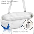 thumbnail image 5 of DALIX Heartbeat Nurse Women's Tote Bag Cotton Canvas Embroidered in Royal Blue, 5 of 7