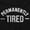 Black, variant on Permanently Tired Exhausted Person Men's Graphic T Shirt Tees Brisco Brands S