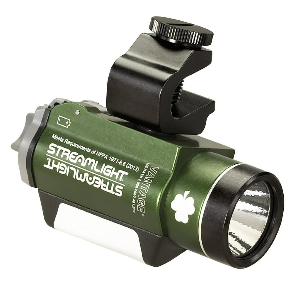 Streamlight Vantage Helmet Mount Flashlight 115 Lumens, Green Taillight 69189