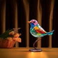 thumbnail image 4 of Adornos para observar aves Adornos para decoración del hogar Cien flores Colgante para observar aves Serie de observación de aves Decoración de metal para el hogar (A), 4 of 5