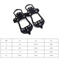 thumbnail image 1 of Cubierta Del Zapato 1 par de zapatos de escalada con clavos antideslizantes de goma de 11 clavos para zapatos de invierno para senderismo Hugtrwg Para Estrenar, 1 of 9