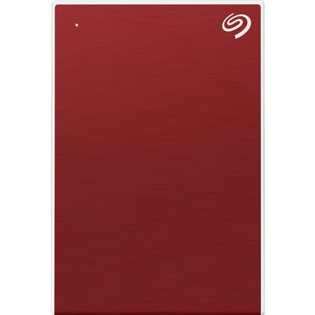 Seagate - Backup Plus 5TB External USB 3.0 Portable Hard Drive - Red