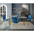 thumbnail image 4 of Atlas Dining Table Stone & Gold, 4 of 9