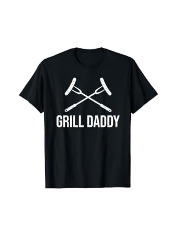 Grill Daddy Funny Fathers Day Gift-Grillfather-Grill Dad T-Shirt, Vintage Birthday Gift