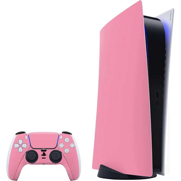 Skinit Textures Pink Carbon Fiber PS5 Bundle Skin