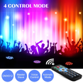 thumbnail image 6 of 4-Pack 36-LED RGB DJ Par Lights - Remote Control, DMX & Sound Sync Uplights for DJs, Weddings, Parties, Clubs & Stages, 6 of 8