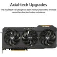 thumbnail image 2 of ASUS TUF Gaming NVIDIA GeForce RTX 3090 OC Edition Graphics Card- PCIe 4.0, 24GB GDDR6X, HDMI 2.1, DisplayPort 1.4a, Dual Ball Fan Bearings, 2 of 13