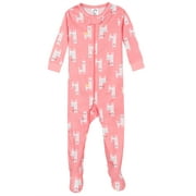 Gerber Baby & Toddler Neutral Snug Fit Footed Cotton Pajamas, 4-Pack, Sizes 0/3 Months-5T