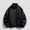c01Black, variant on (M-5XL) Plus Size Sherpa Lined Stand Collar Jacket for Men Arm Zip Pocket Rib Cuff Hem Top Warm Insulated Winter Street Coat Black M