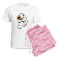 thumbnail image 6 of CafePress - Sunny Manatee Pajamas - Women's Short Sleeve Print T-Shirt and Pants Light Cotton Pajama Set, 6 of 7
