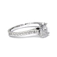 thumbnail image 2 of 1 1/4ct Oval Diamond Engagement Ring Solitaire 14K White Gold, 2 of 4
