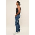 thumbnail image 5 of Victorious Men's Distressed Rip and Repair Denim Jeans DL1119 - Indigo - 36/32, 5 of 6