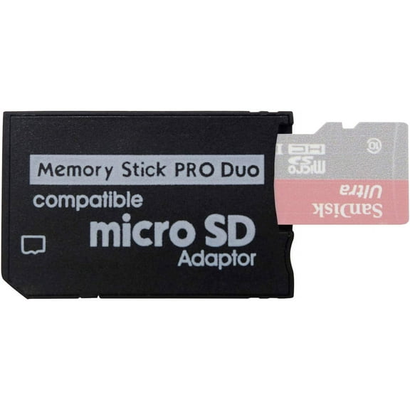 5 Pcs PSP Memory Stick Adapter, Micro SD to Memory Stick PRO Duo MagicGate Card for Sony Playstation Portable, Camera, Handycam