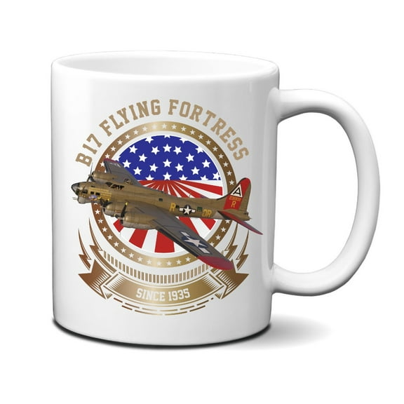 B-17 Flying Fortress Nine O Nine Stars and Stripes 11oz Mug