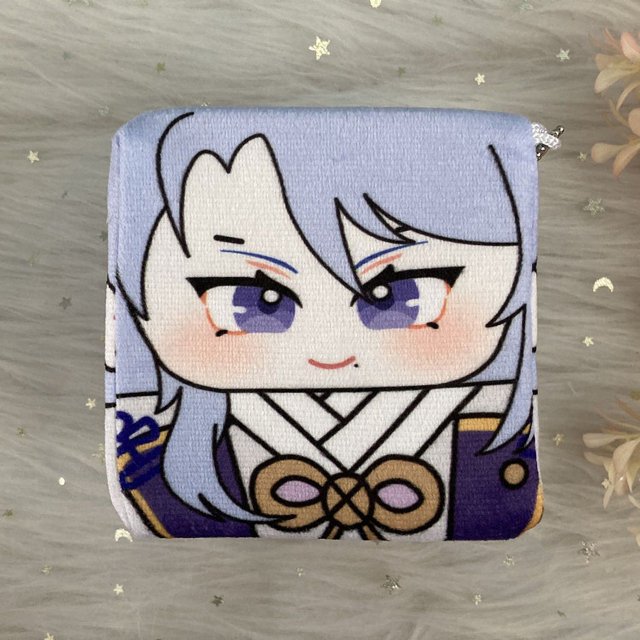 30cm Cute Genshin Impact Doll Square Plush Toy Kazuha Scaramouche Ayato Plushies Hug Pillow Home Decor Cosplay Props Gifts