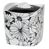 Creative Bath Black and White Boutique Tissue Holder