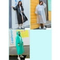 thumbnail image 2 of CTIRCHIU Imperméable Réutilisable Mode Poncho Épais en EVA Imperméable pour Escalade Voyage Adulte (Taille G, Blanc), 2 of 7