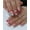 F, variant on French Tip Press on Nails Heart Fake Nails Medium Square False Nails with Nails Full Cover Stick on Nails for Women Manicure