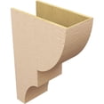 thumbnail image 5 of 12"W x 24"D x 36"H Classic Ridgewood Rough Cedar Woodgrain TimberThane Corbel, Primed Tan, 5 of 6