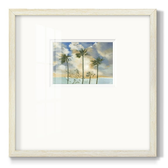 Palms in the WindPremium Framed Print