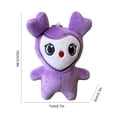 thumbnail image 2 of Lindo llavero de muñeca 10cm Momo muñeca llavero colgante encantadora muñeca de dibujos animados para Fans, 2 of 6