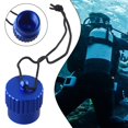 thumbnail image 2 of Scuba Diving Din Tank Valve Threaded Cover Aluminum Dust Plug Protection Cap, 2 of 9