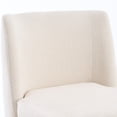 thumbnail image 5 of Kidol & Shellder Accent Chairs 4PCS Boucle Modern Living Room Chair with Thickened Cushion, Curved Back Fabric Lounge Chair with Solid Wooden Base Easy to Assemble, White, 5 of 8