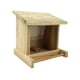 thumbnail image 5 of Comedero de madera para pájaros, estación de alimentación para pájaros, ventana transparente con techo abatible para pájaros pequeños, guacamayos, 5 of 9