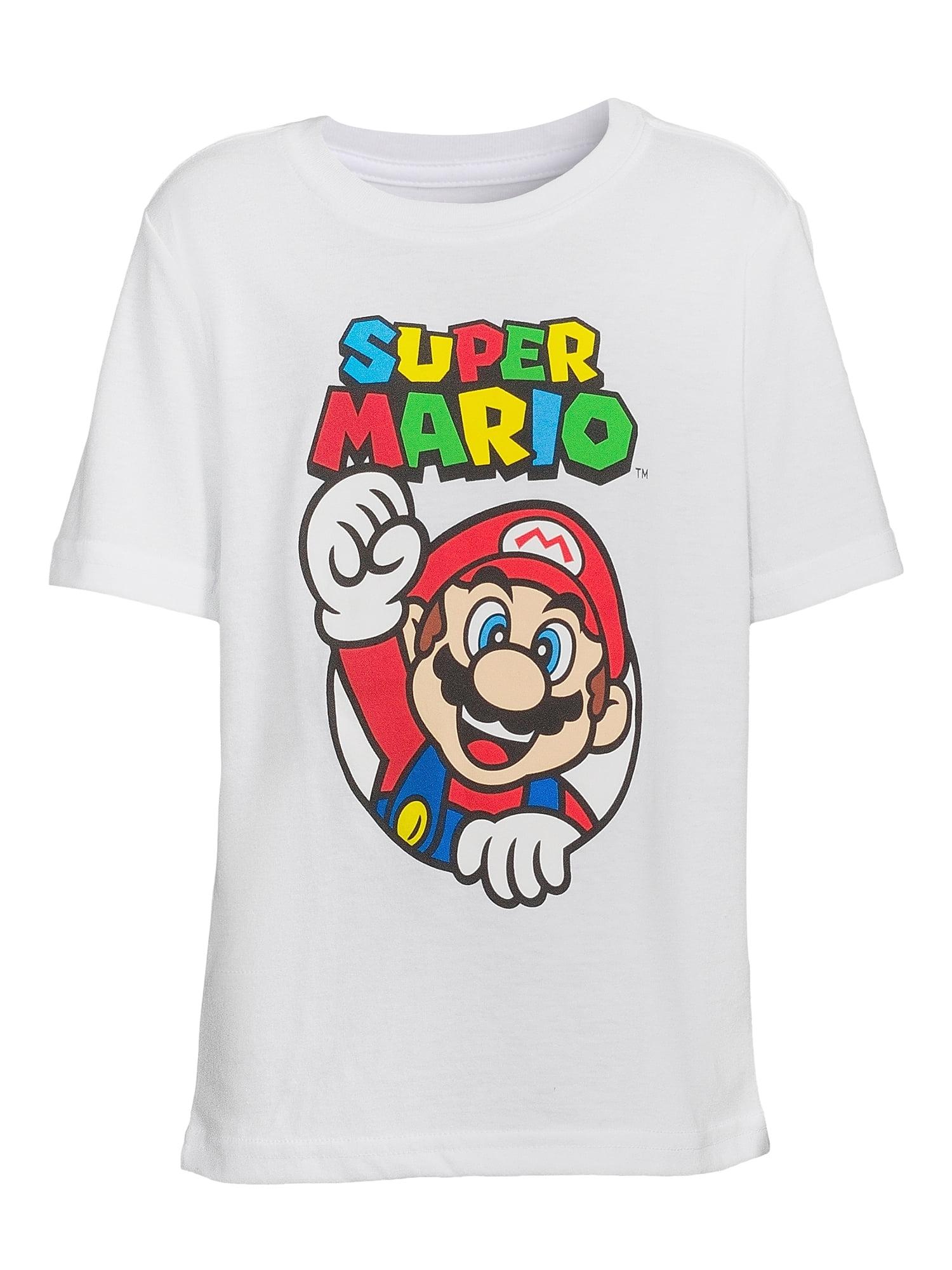Nintendo Super Mario Bros Tee Gamer Style Graphic T-Shirt