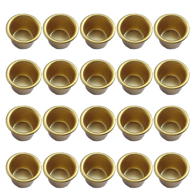 20 Pcs Metal Candle Insert Holders for Taper Candles, Decorative DIY Tree Christmas Candle Set