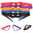 thumbnail image 4 of Miangastore 5Pcs Half Face Mask for Stage Performance Orange PVC Composite Cloth, 4 of 8