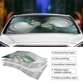 thumbnail image 5 of XMXY Car Sun Shade Windshield, Swirl Twirl Spiral Universe Automotive Front Window Sun Visor for Cars SUV Trucks, Small Size, 5 of 8