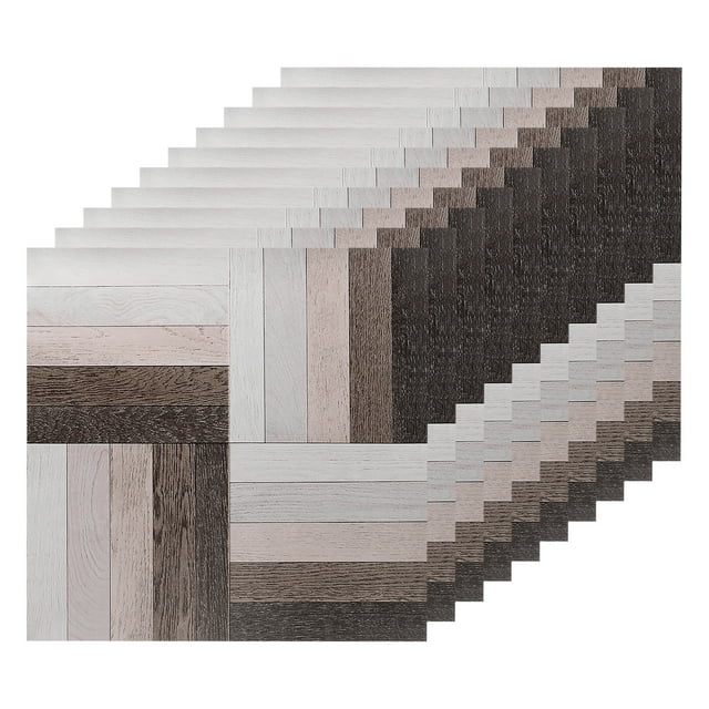 Peel and Stick Floor Wall Tiles Sticker 10Pack 8"x8" SelfAdhesive