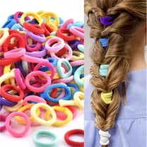 Elastic Baby Hair Ties,Colored Rubber Bands,No Crease Elastic Hair Ties,Seamless Ponytail Holder,No Damage,for Girls Boys Toddlers Kids and Children (300Pack)