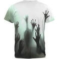 thumbnail image 2 of Halloween Zombie Hands All Over Adult T-Shirt - Small, 2 of 2