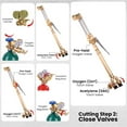 thumbnail image 5 of Cixusio Oxy Acetylene Torch Kit,Cutting Torch Kit with Brass Torch,Poly Carrier,4L Oxygen & 2L Acetylene Cylinders,Regulators,Cutting & Welding Nozzles,12' 6" Hose,Ideal for Welding and Cutting, 5 of 19