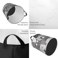 thumbnail image 4 of Balery Cats Group Round Laundry Basket with Handles Waterproof Freestanding Laundry Hamper for Clothes Toys in the Dorm and Family-Medium, 4 of 8