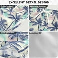 thumbnail image 2 of FORMRS Boys Swim Trunks Quick Dry Mesh Liner Boardshorts Sizes XS-XL, Pink Green Palm Pattern, 2 of 7