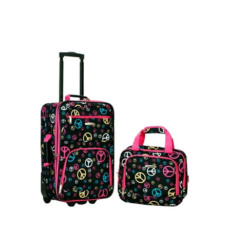 Rockland Fashion Softside Upright 2 Piece Luggage Set F102