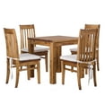 thumbnail image 4 of TableChamp Solid Brazilian Pine Wood Dining Table, 47 X 30In, Brazil Finish, 4 of 5