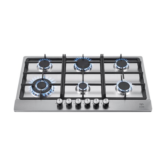 Parrilla De Gas 6 Quemadores Empotrable AVERA AI6 En Acero Inoxidable Estufa de Mesa